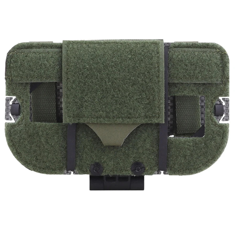 Tactical Vest Phone Holder Quick Release Tactical Molle Phone Pouch Tactical Vest Molle Phone Holder for 8.89 X 17.15 Cm Phone