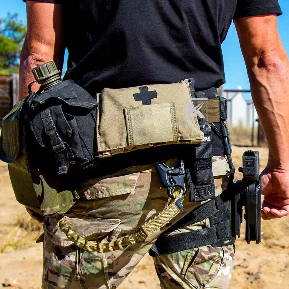 Camo 2 in 1 Rigger Duty MOLLE Belt for Hunting Shooting 1.75” & 1.5” 2-Color Quick Release Outer & Inner Tactical Belt