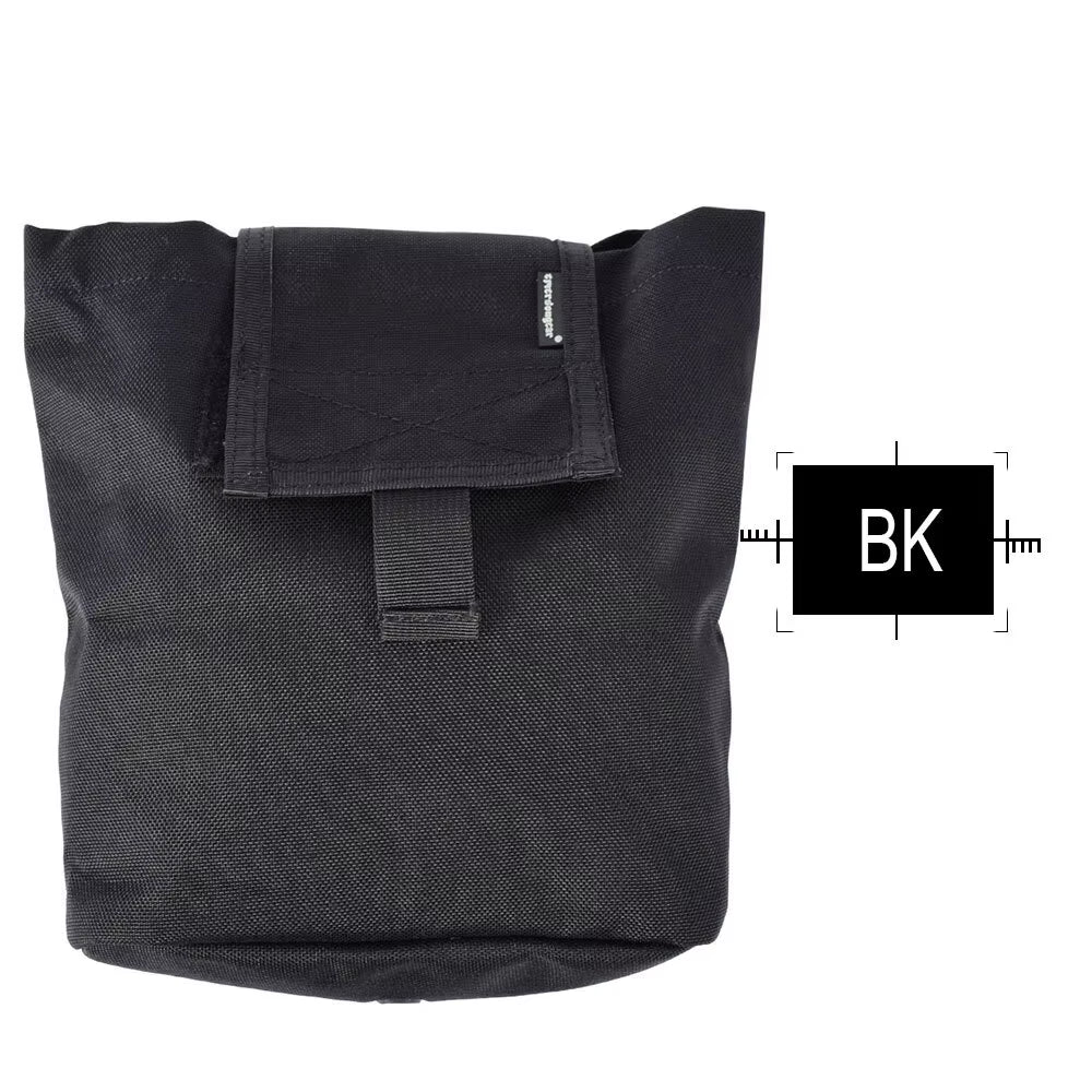 Drop Pouch Dump Pouch Tactical Molle Magazine Pouch Airsoft Paintball Hunting Tool Mag Pouch Multi-Camo Black EM9041