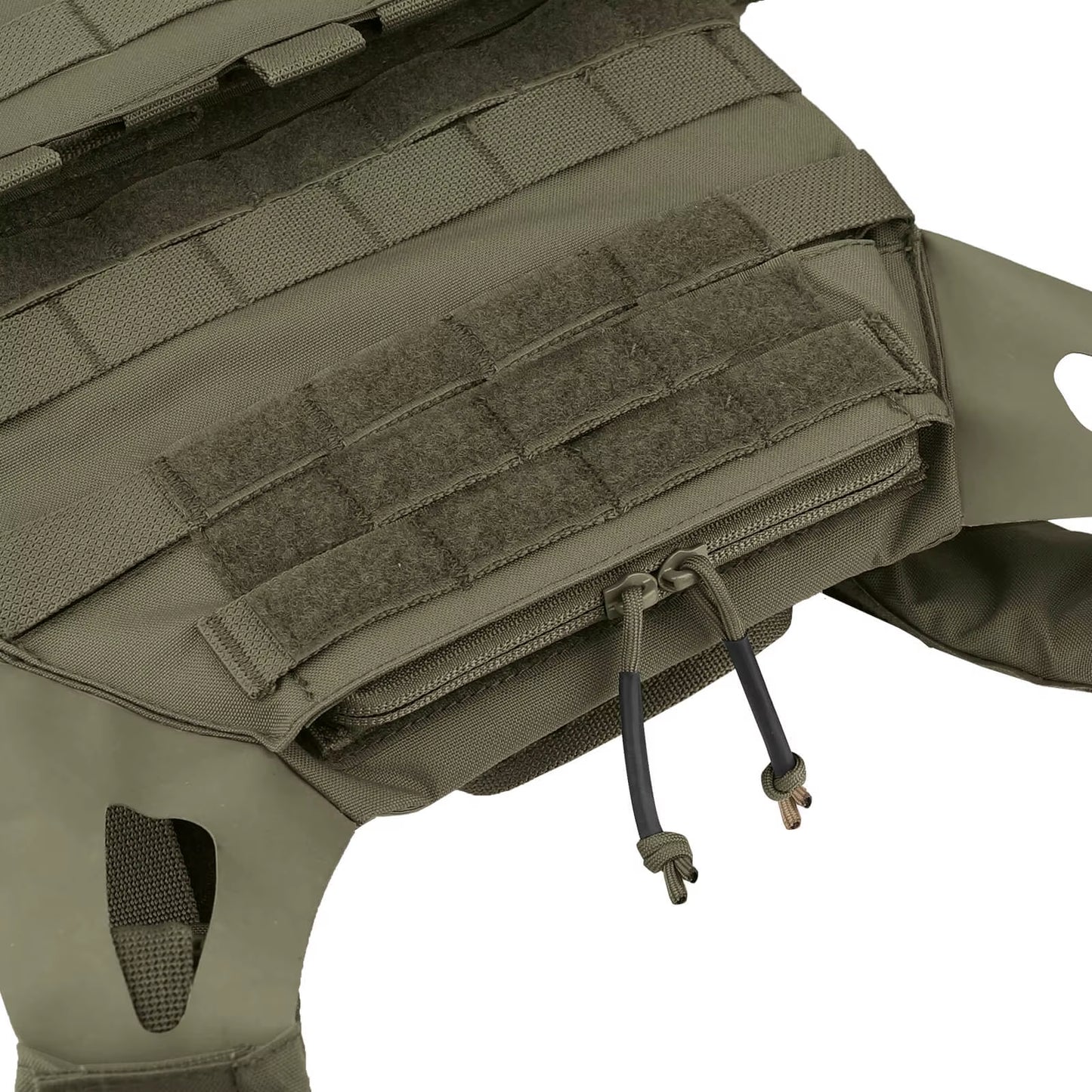 Tactical Vest Admin Pocket Zipper Insert Pouch Two Way Zip Hook and Loop Panel for FCPC V5 JPC2.0 Carrier Accessories