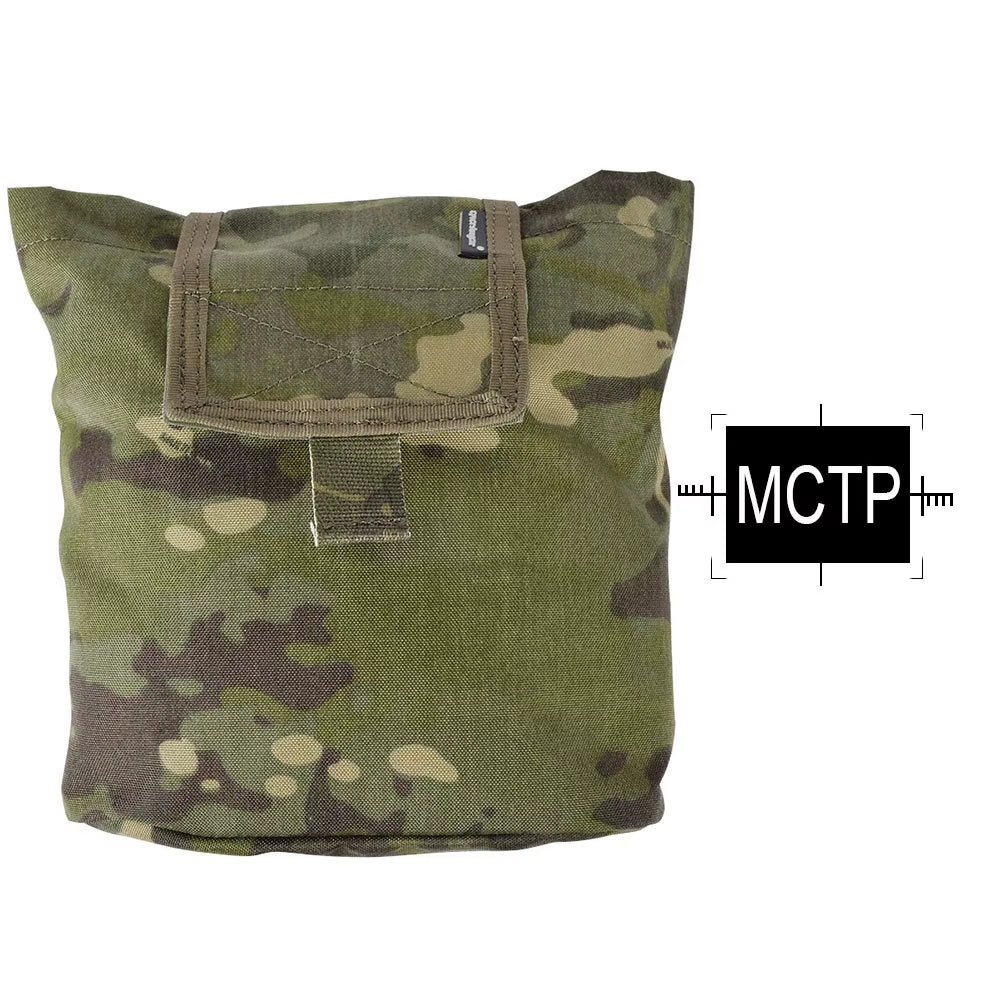 Drop Pouch Dump Pouch Tactical Molle Magazine Pouch Airsoft Paintball Hunting Tool Mag Pouch Multi-Camo Black EM9041