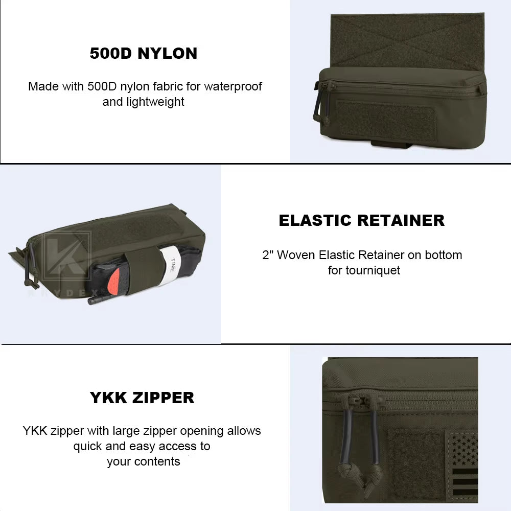 Tactical Mini Dangler Dump Drop Pouch Fanny Pack Tool Storage Bag for JPC CPC LBT D3CR MK3 MK4 Chest Rig Vest Accessories