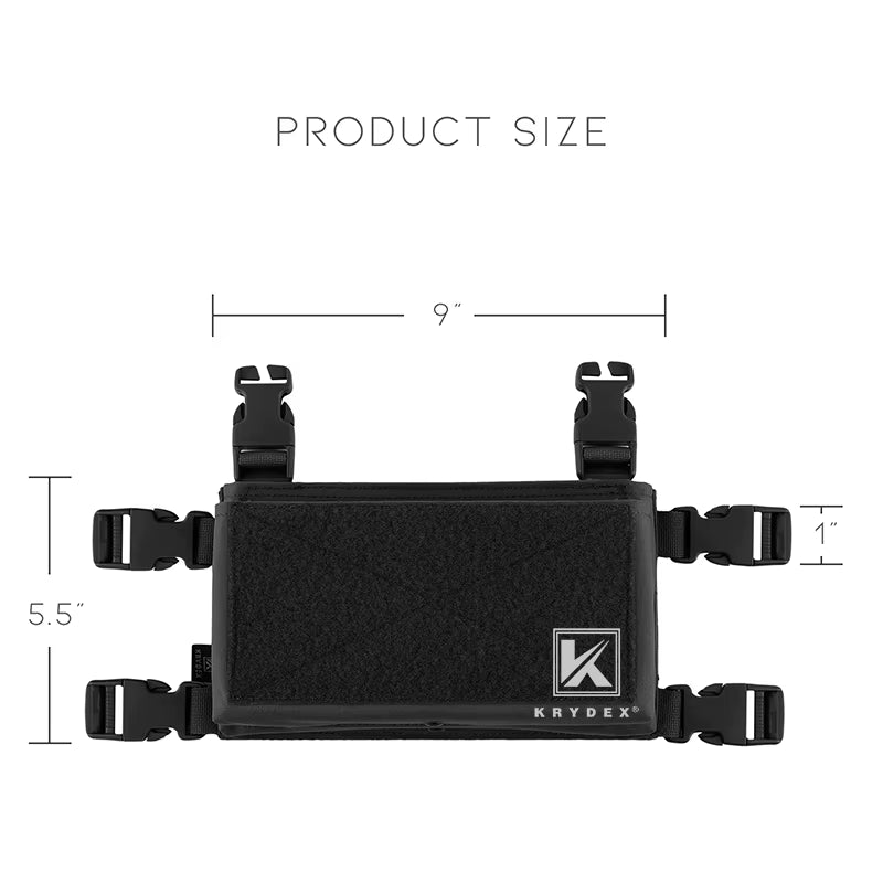 MK3 MK4 Chest Rig Front Panel for JPC LV119 Plate Carrier Placard Spiritus Style Tactical Micro Fight Chassis Black