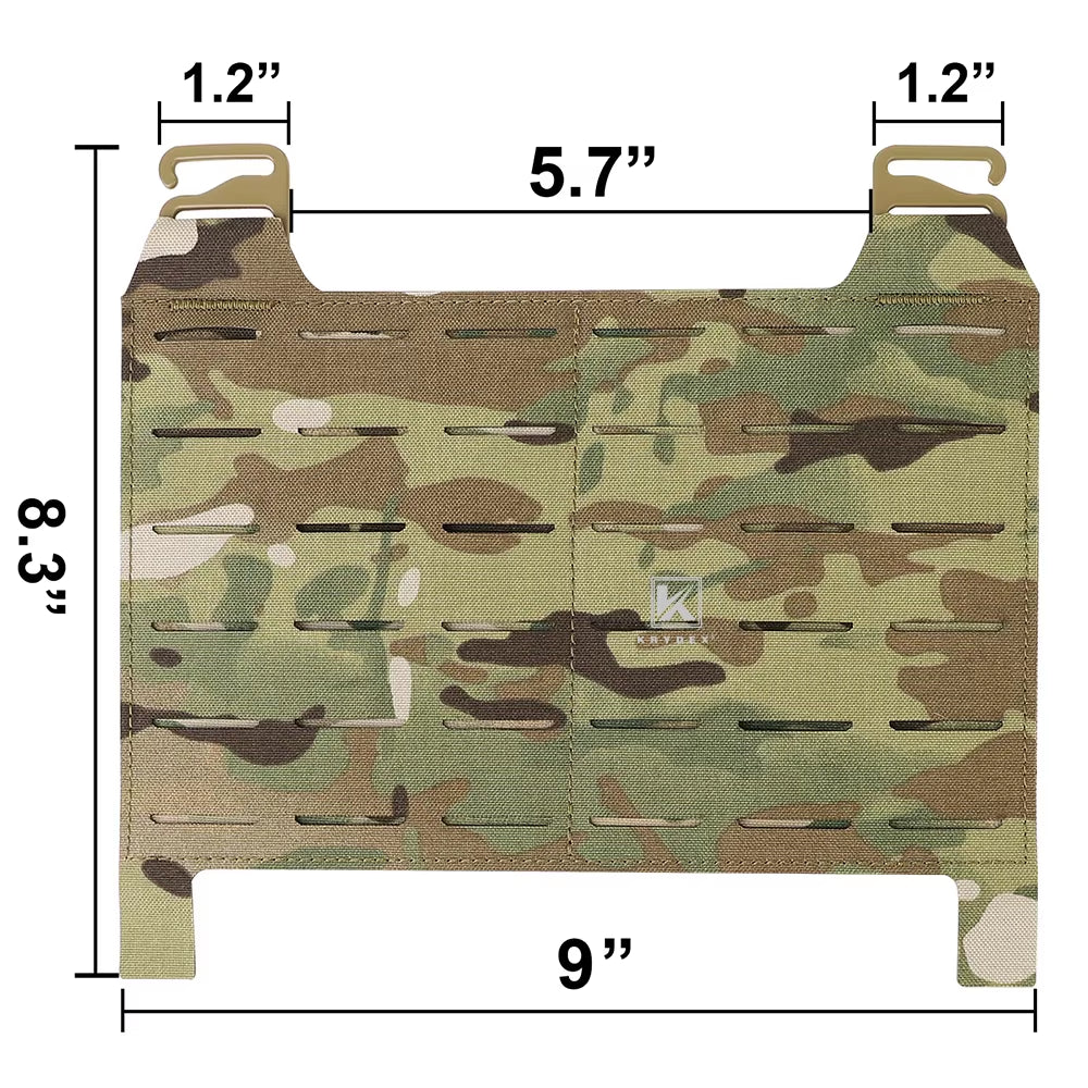 Tactical MOLLE Front Panel Detachable Flap Adapt G Hook Buckle for Hunting Vest Plate Carrier Chest Rig Accessories