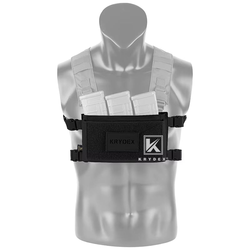 MK3 MK4 Chest Rig Front Panel for JPC LV119 Plate Carrier Placard Spiritus Style Tactical Micro Fight Chassis Black