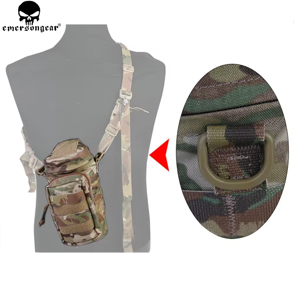 Molle Bag Tactical Backpack Multiple Utility Bag Hunting Combat Gear Emerson Pouch Multi-Camo Black Pouch EM9275