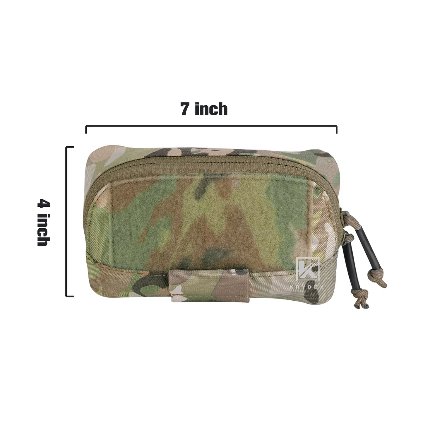Tactical Camo Admin Pouch Utility MOLLE / Belt Pouch 4"X7" Storage Organizer Panel Pouch Hunting Outdoor Accessories