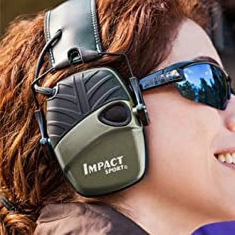 Howard Leight Impact Sport Electronic Earmuff Green