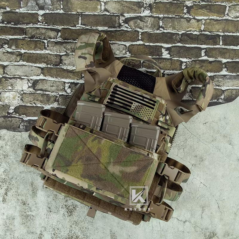 MK3 MK4 Chest Rig Front Panel for JPC LV119 Plate Carrier Placard Spiritus Style Tactical Micro Fight Chassis Black
