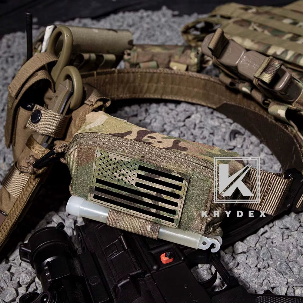 Tactical Camo Admin Pouch Utility MOLLE / Belt Pouch 4"X7" Storage Organizer Panel Pouch Hunting Outdoor Accessories