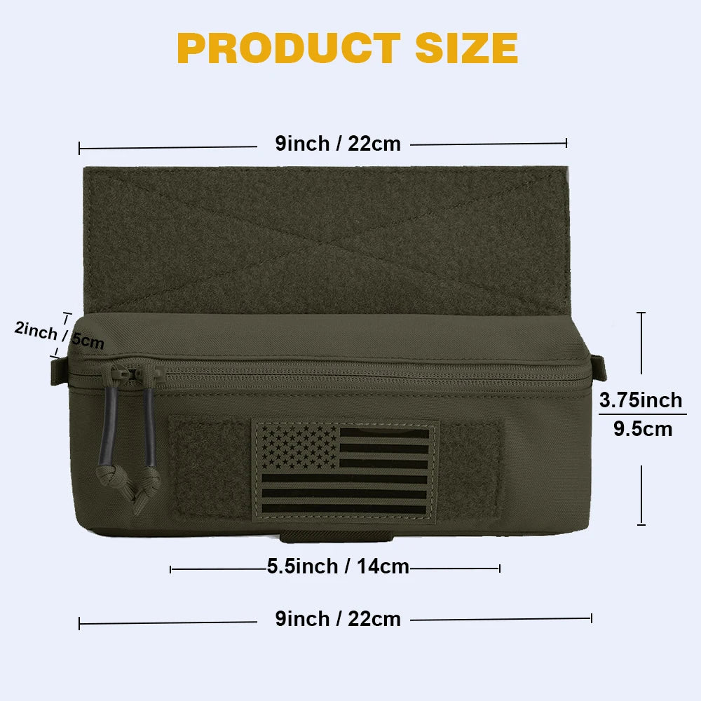 Tactical Mini Dangler Dump Drop Pouch Fanny Pack Tool Storage Bag for JPC CPC LBT D3CR MK3 MK4 Chest Rig Vest Accessories