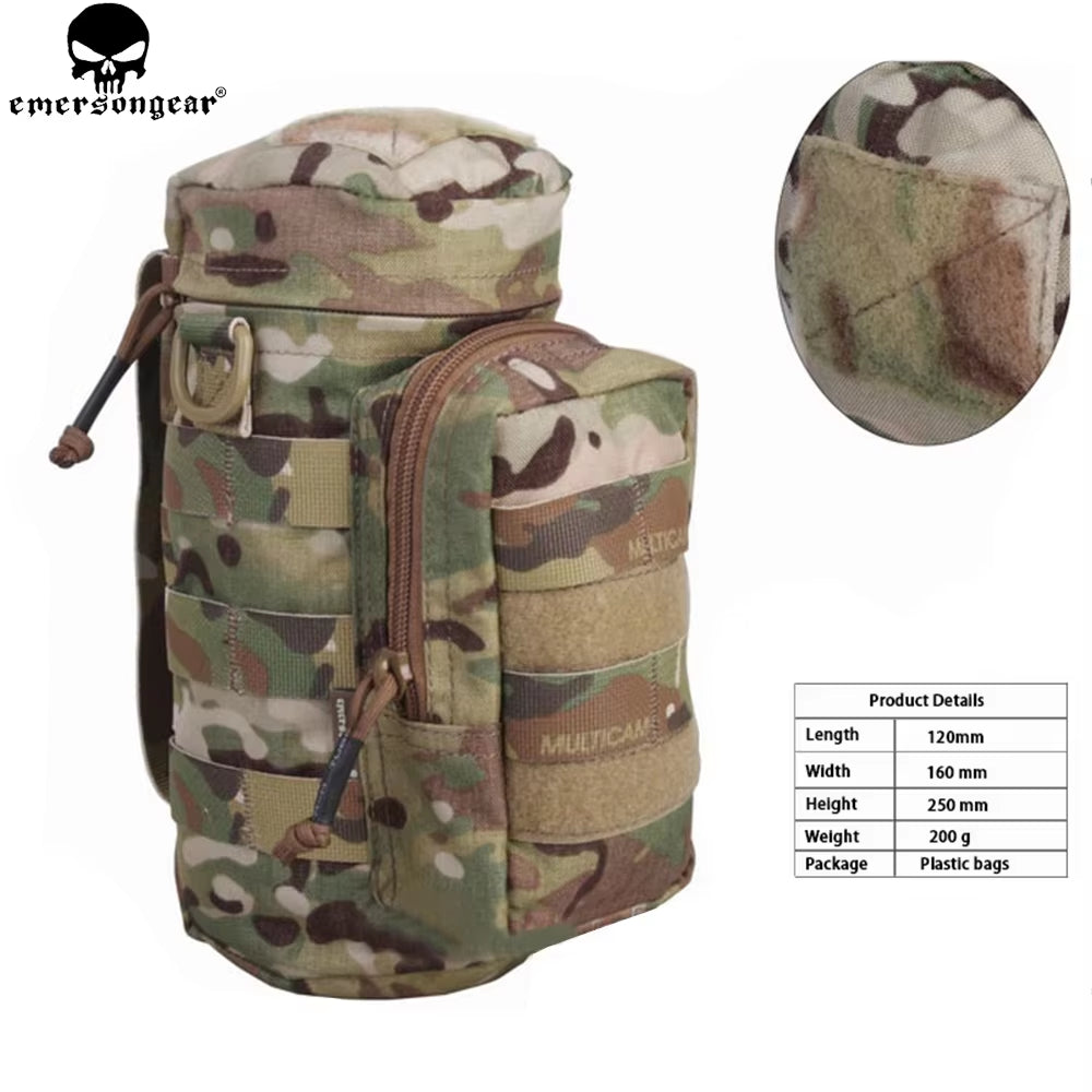 Molle Bag Tactical Backpack Multiple Utility Bag Hunting Combat Gear Emerson Pouch Multi-Camo Black Pouch EM9275