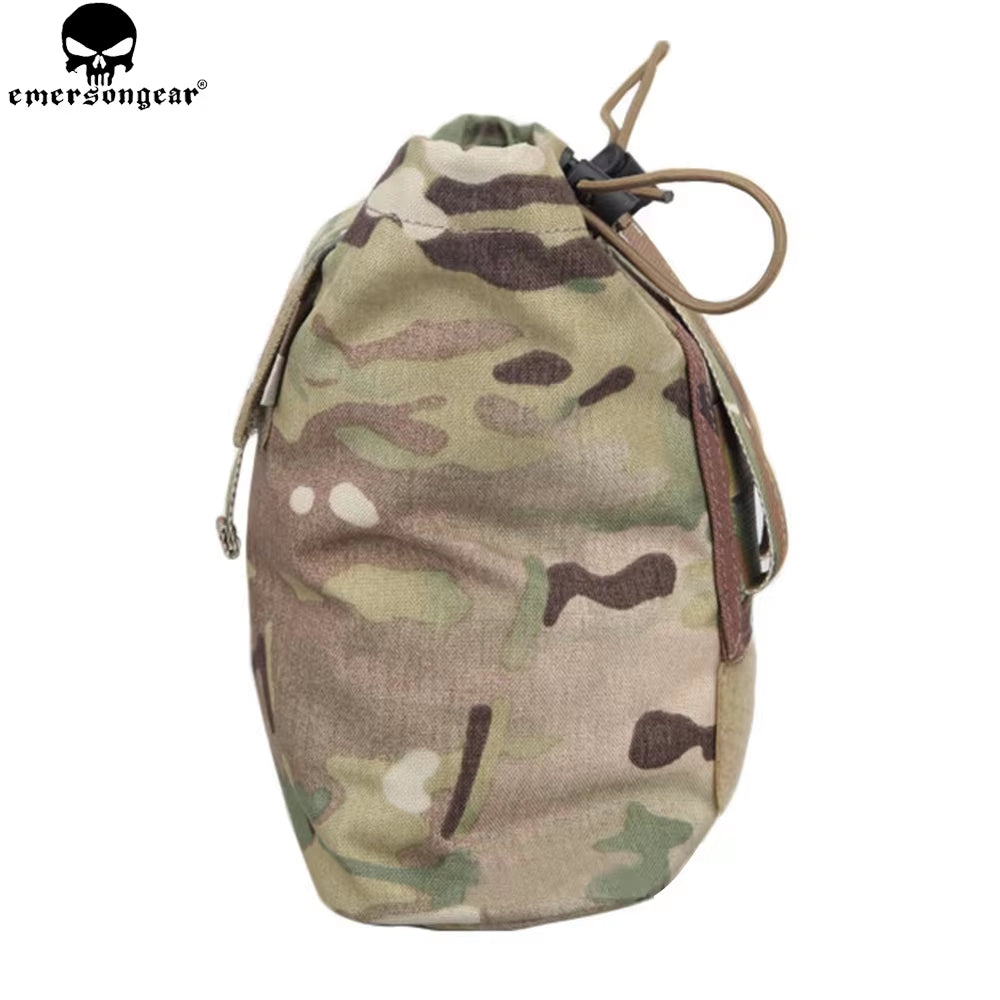 Drop Pouch Dump Pouch Tactical Molle Magazine Pouch Airsoft Paintball Hunting Tool Mag Pouch Multi-Camo Black EM9041