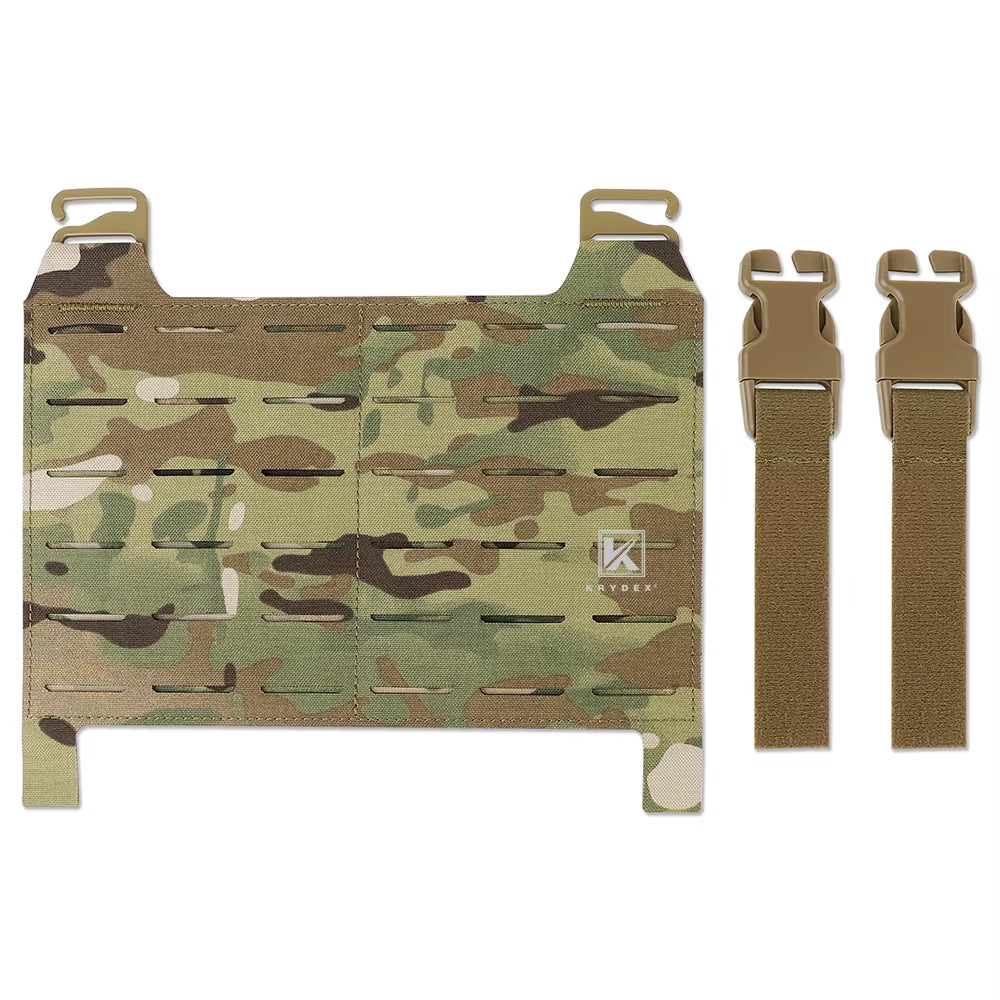 Tactical MOLLE Front Panel Detachable Flap Adapt G Hook Buckle for Hunting Vest Plate Carrier Chest Rig Accessories