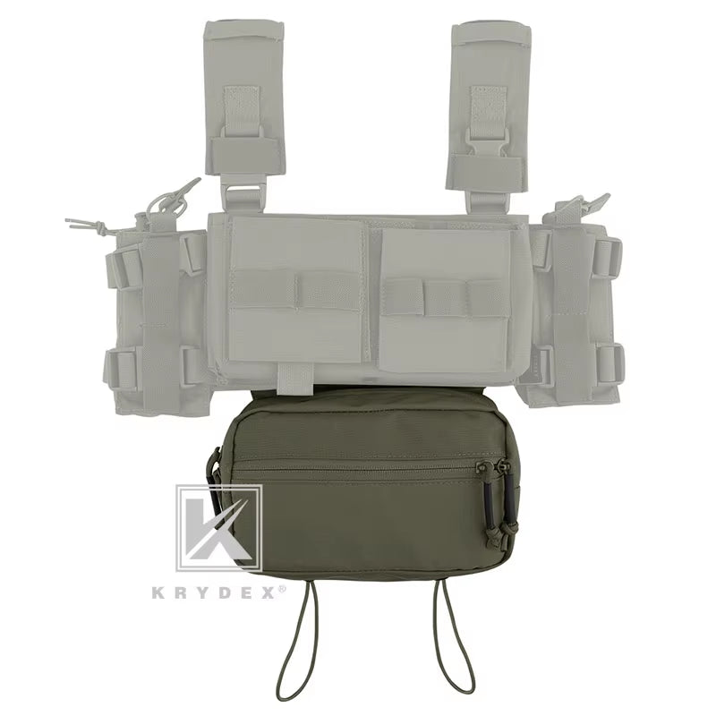 SACK Abdominal Pouch Spiritus Tactical Fanny Pack Bag for Tactical Vest MK3 Chest Rig Accessories Ranger Green Drop Pouch