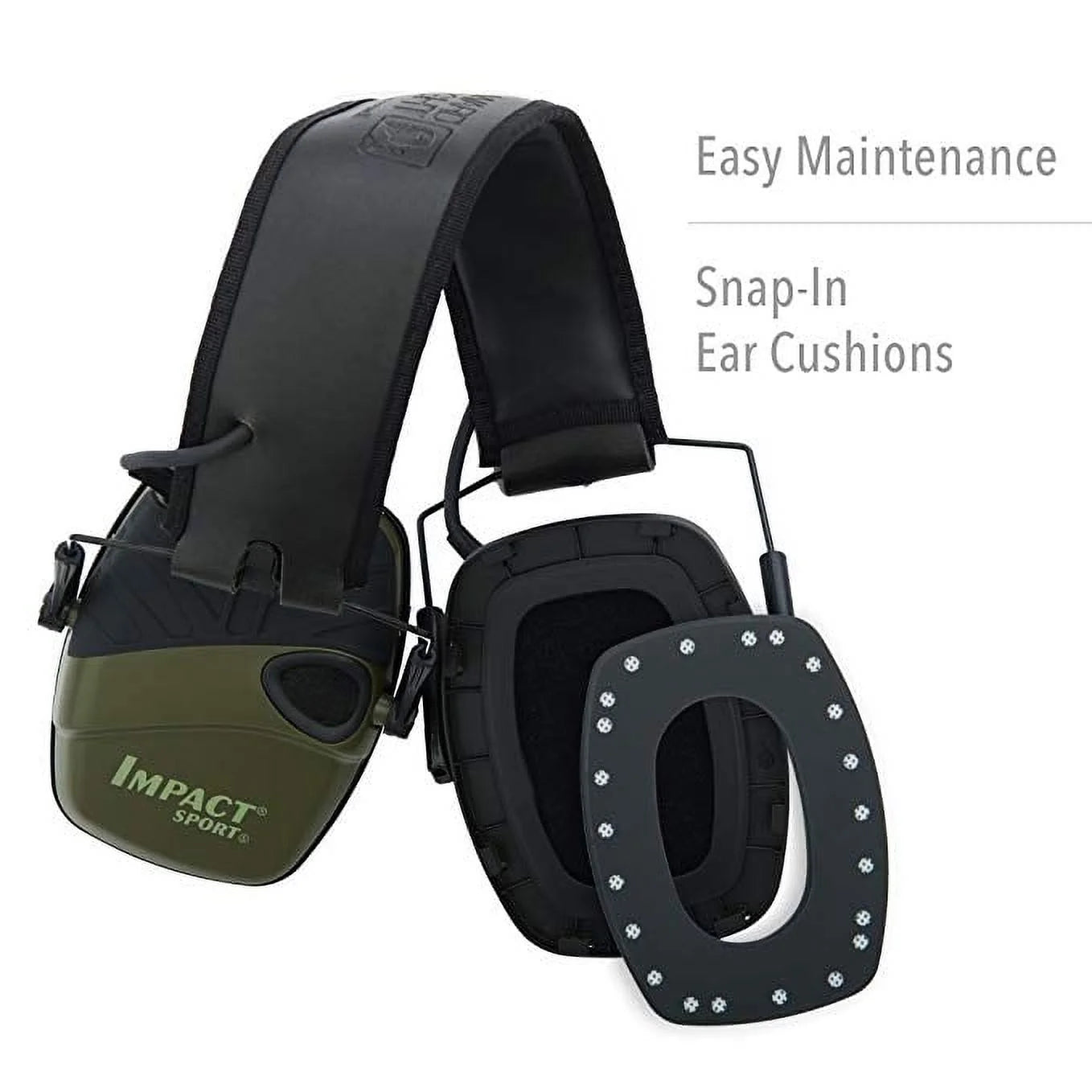 Howard Leight Impact Sport Electronic Earmuff Green