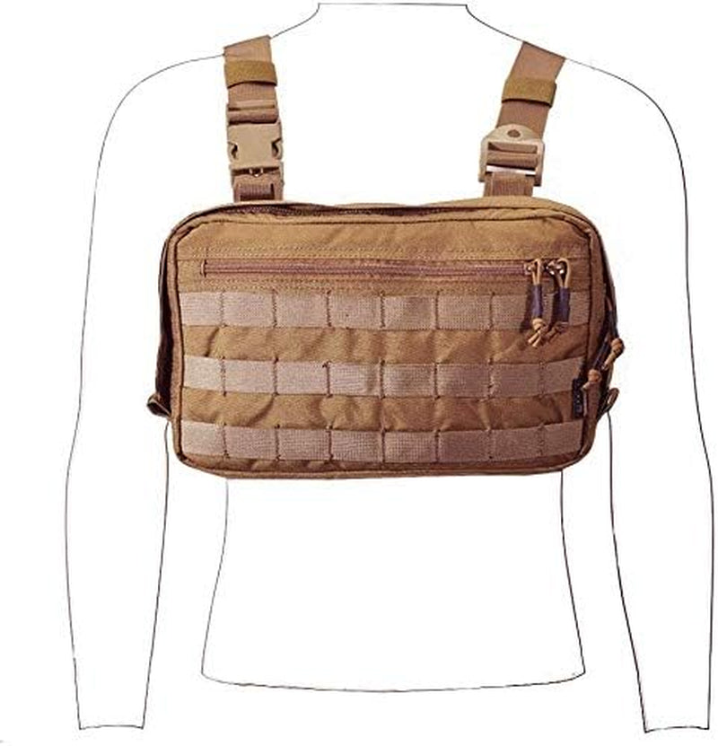 Chest Pack Recon Kit Bag,Multi-Function Tool Pouch,Molle Vest Pouch Chest Bag for Men Tactical