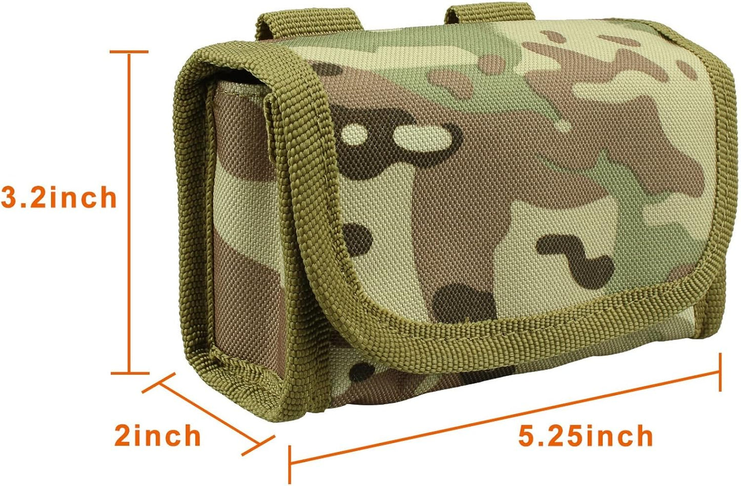 10 round Shotgun Shotshell Reload Holder Molle Pouch for 12 Gauge/20G …