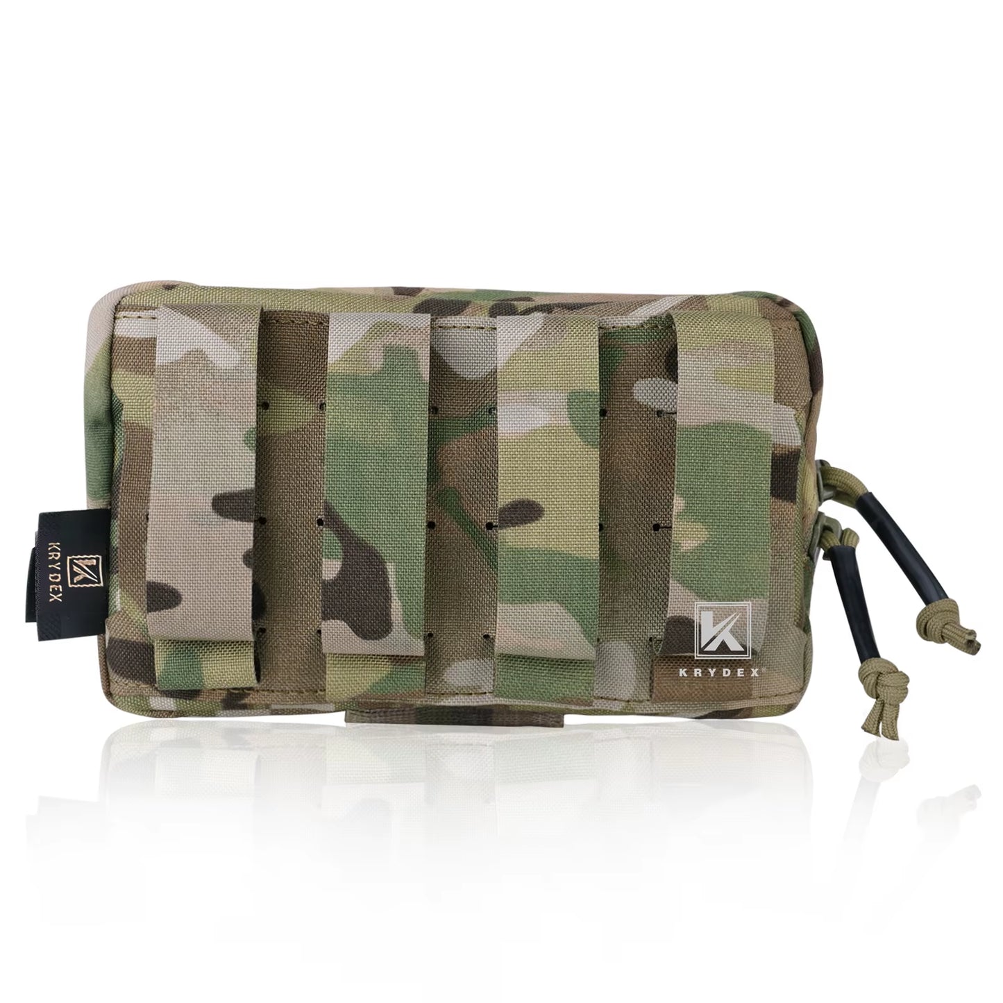 Tactical Camo Admin Pouch Utility MOLLE / Belt Pouch 4"X7" Storage Organizer Panel Pouch Hunting Outdoor Accessories