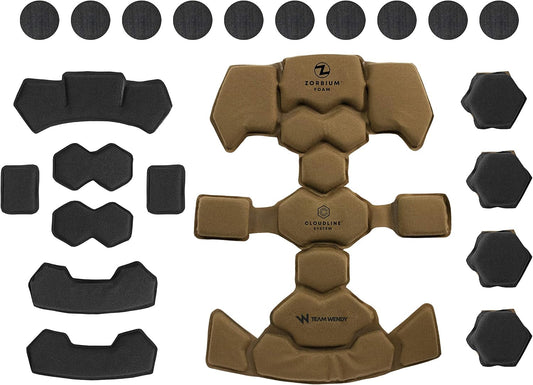 Cloudline Combat Helmet Liner System | Softest Zorbium Foam | Exceeds ACH Blunt Impact Requirements | Adjustable for Comfort and Fit