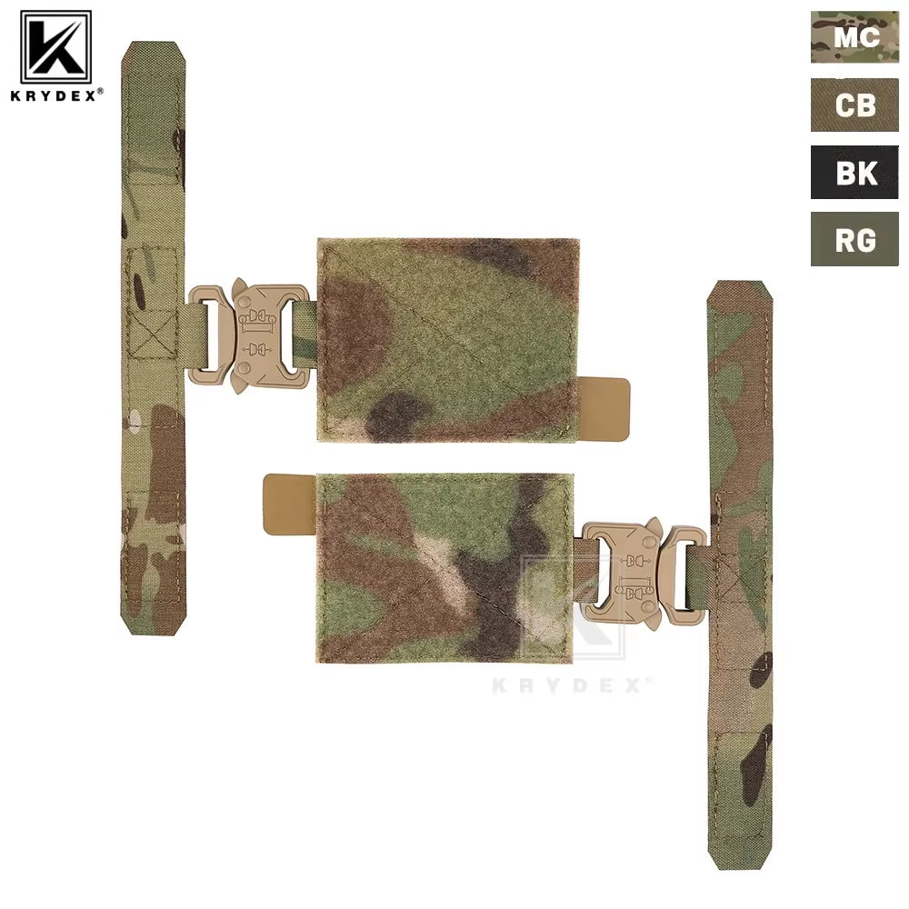 Tactical Quick Release Metal Buckle Cummerbund Adapter Kit for FCPC V5 AVS Hunting Plate Carrier Molle Cummerbund