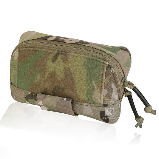 Tactical Camo Admin Pouch Utility MOLLE / Belt Pouch 4"X7" Storage Organizer Panel Pouch Hunting Outdoor Accessories