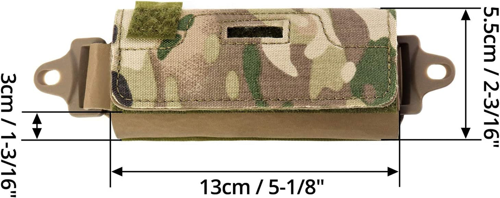 Helmet Counterbalance Weight Bag, Tactical Helmet Counterweight NVG Pouch for OPS Fast BJ PJ MH Tactical Helmets/Helmet Accessories