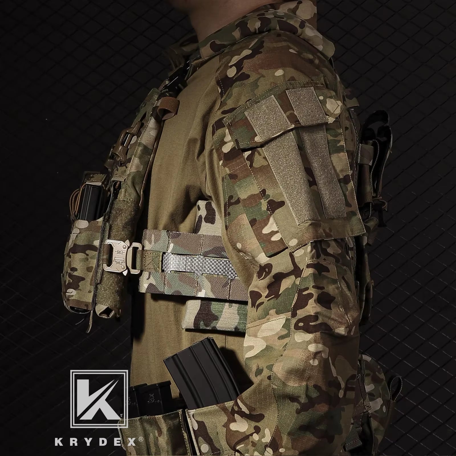 Tactical Quick Release Metal Buckle Cummerbund Adapter Kit for FCPC V5 AVS Hunting Plate Carrier Molle Cummerbund