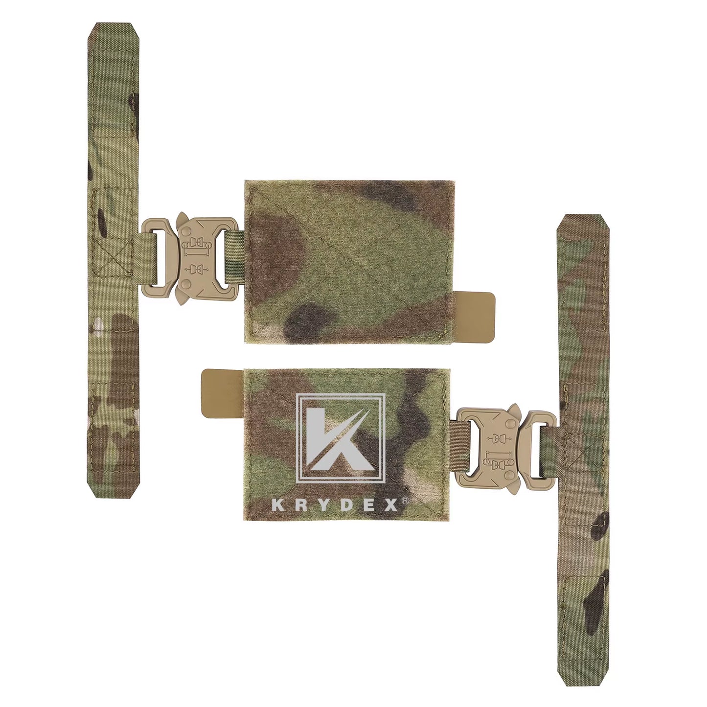 Tactical Quick Release Metal Buckle Cummerbund Adapter Kit for FCPC V5 AVS Hunting Plate Carrier Molle Cummerbund