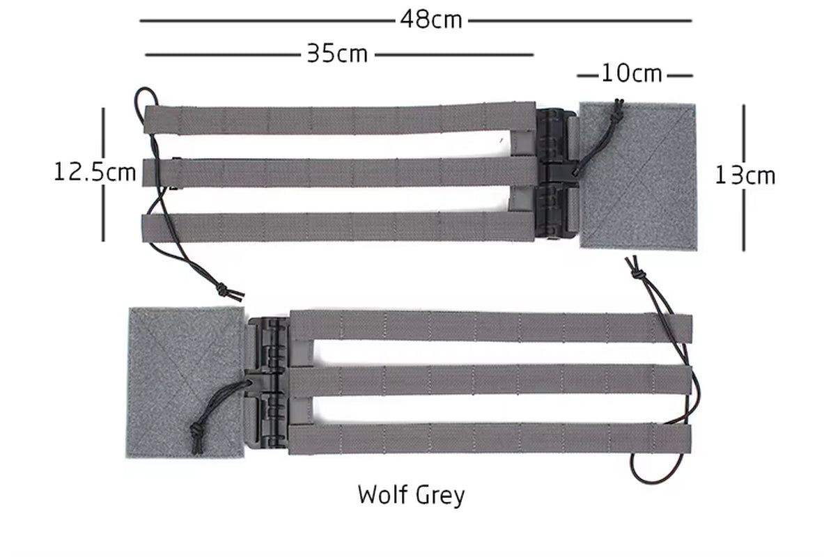 PEW TACTICAL Plate Carrier MOLLE TUBES Cummerbund Airsoft UA30