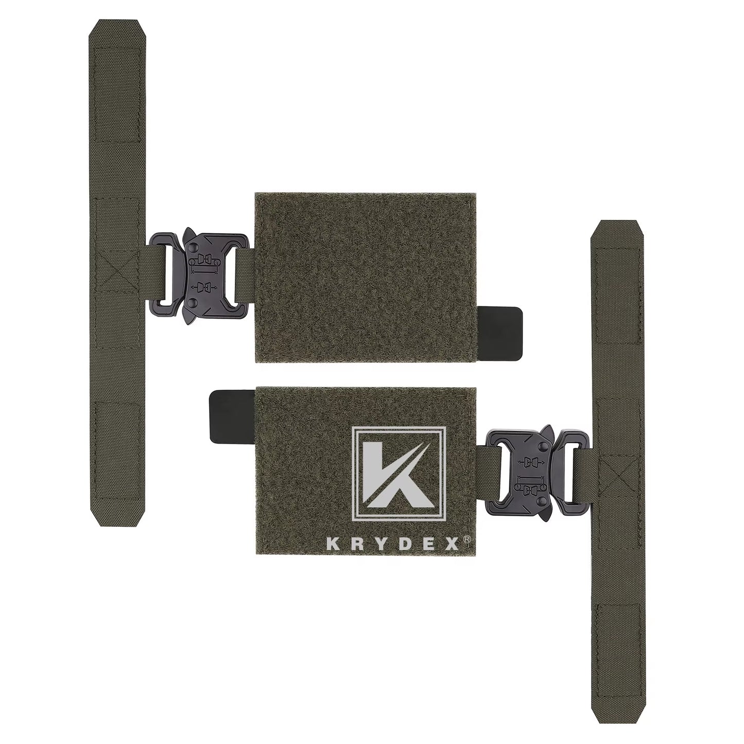 Tactical Quick Release Metal Buckle Cummerbund Adapter Kit for FCPC V5 AVS Hunting Plate Carrier Molle Cummerbund