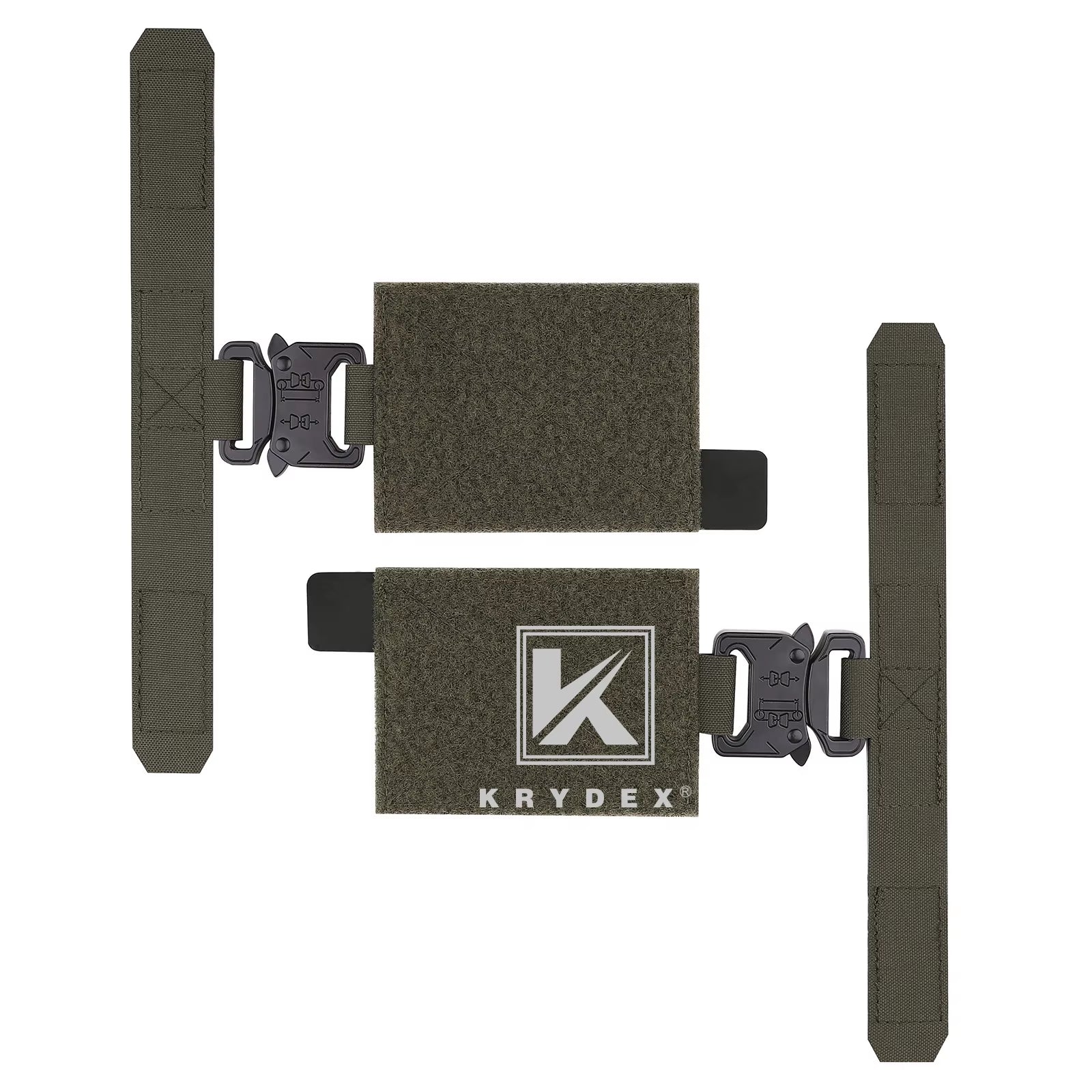 Tactical Quick Release Metal Buckle Cummerbund Adapter Kit for FCPC V5 AVS Hunting Plate Carrier Molle Cummerbund