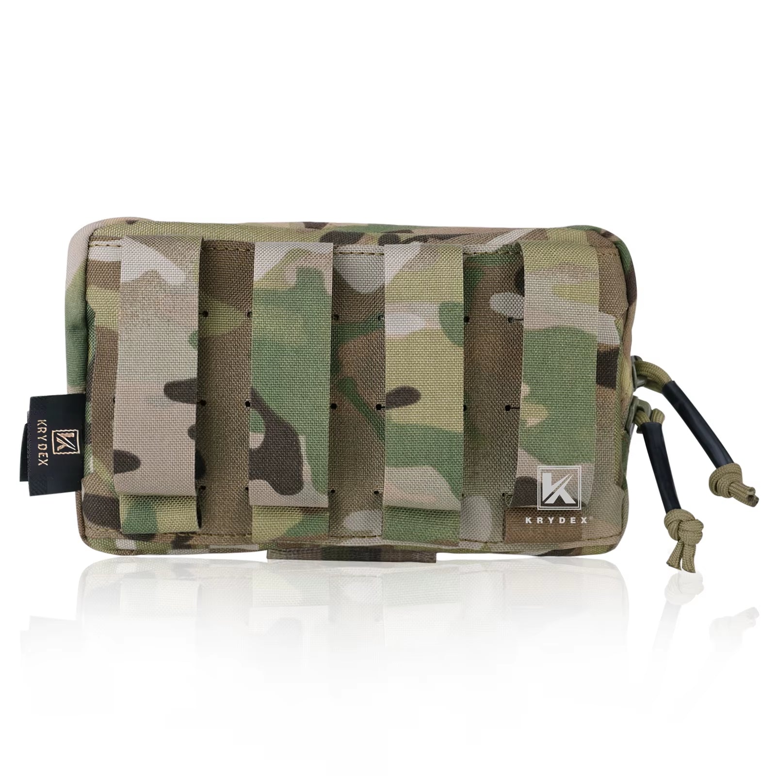 Tactical Camo Admin Pouch Utility MOLLE / Belt Pouch 4"X7" Storage Organizer Panel Pouch Hunting Outdoor Accessories